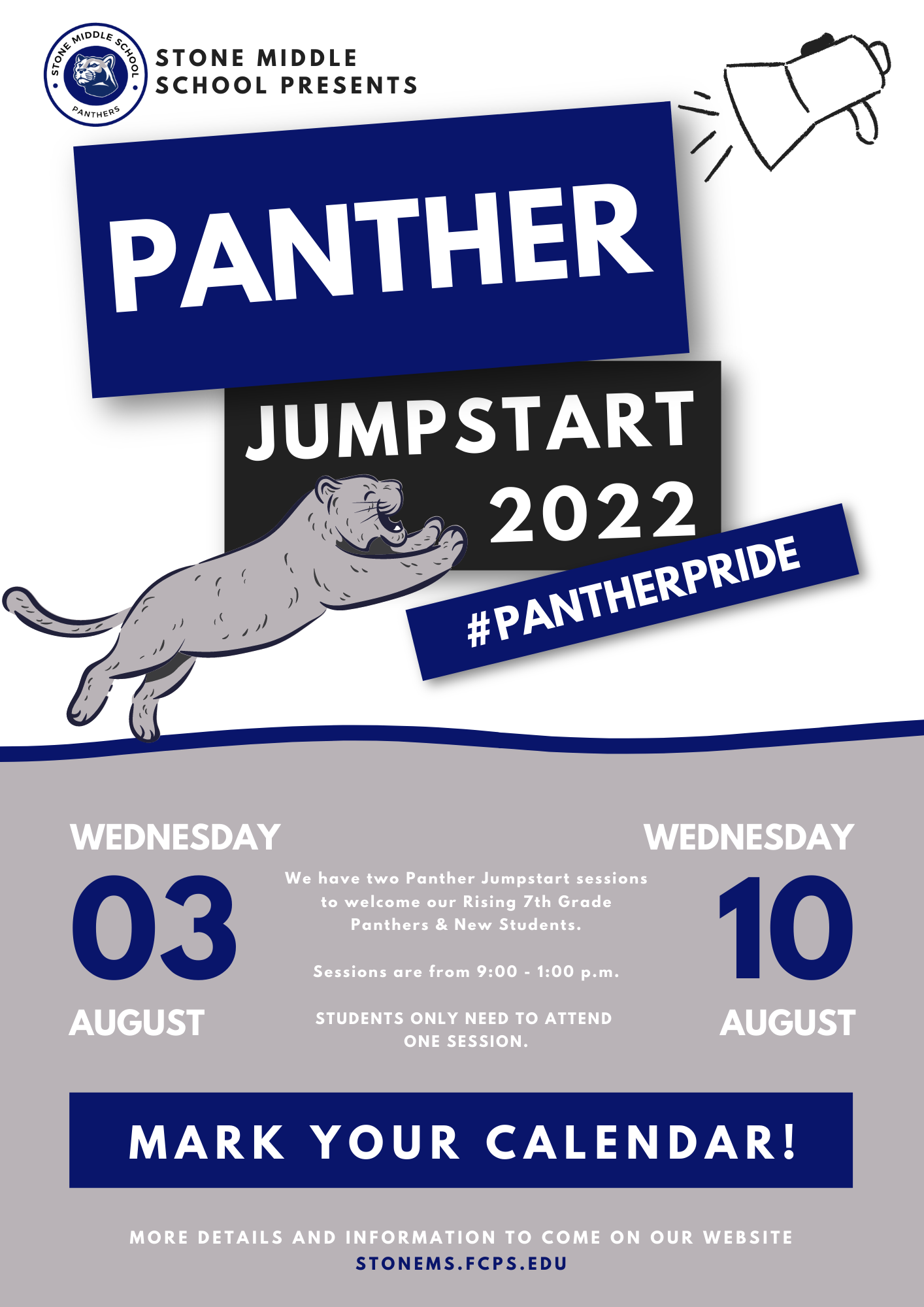 panther jumpstart flyer